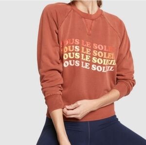 Frame Denim Sous Le Soleil Sweatshirt Sz S
